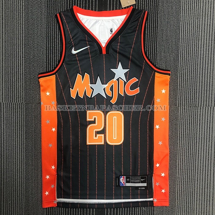 Maillot Orlando Magic Markelle Fultz NO 20 Ville 2021-22 Marron